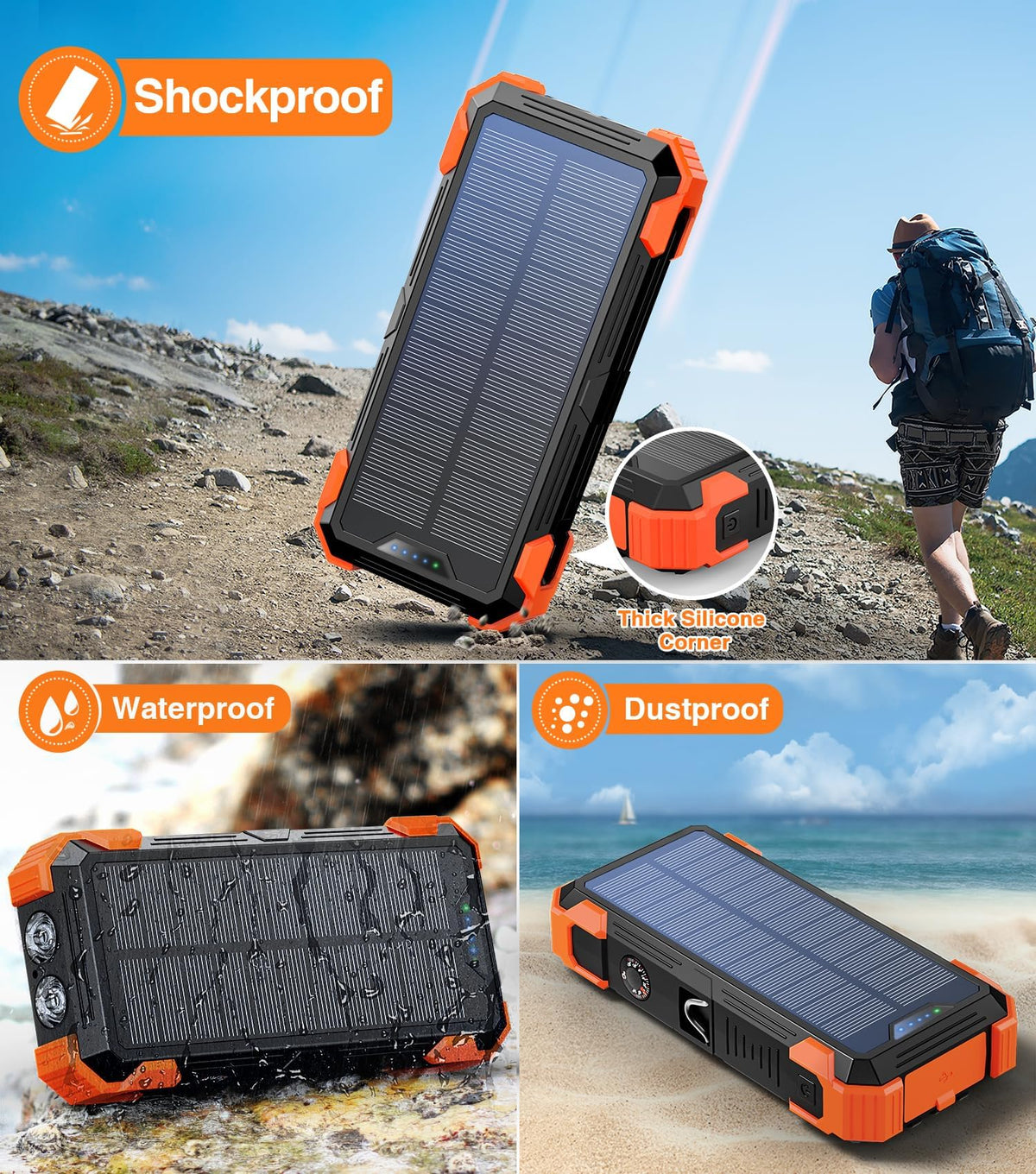 SUDROV Solar Power Bank